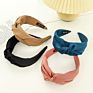 Solid Color Cloth Cross Knot Headband for Women Headband