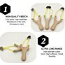 Solid Wooden Slingshot Toys Hunting Slingshot for Catapult Game/Outdoor/Hunting for Kids/Children/Adult