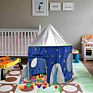Space Themed Pretend Play Tent Foldable Pop up Star Teepee Playhouse for Boys