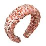 Special Thick Sequin Sponge Hairband Women Padded Headband Designed Headbands