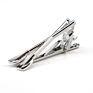 Sports Facilities Men Silver Copper Enamel Designs Engravable Tie Bar Pin for Suit