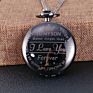 Spot Pocket Watch Parents Gift Pocket Watch Cool Pendant Clock Retro Golden Casual Pocket Watch