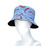 Spring and Outdoor Leisure Couple Fisherman Hat Colorful Fruit Printing Double-Sided Sun Hat