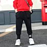 Spring Autumn Colorful Solid Cotton Long Length Children Sweatpants, Kid Casual Sports Pants Alkz182