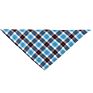 Spring Dog Cat Classic Checkered Saliva Towel Plaid Dog Bandana Pet