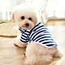 Spring Dog Clothing Pet Dog Clothes Fashionable Striped Heart Pattern Dog Shirts T-Shirts