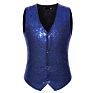 Spring Sequin Coat Men's Vest