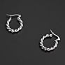 Stainless Steel Vintage Twist Earrings