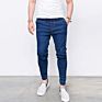 Straight Elastic Denim Pants Jeans Skinny Trousers Men Pants