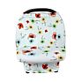 Stretchy Baby Car Seat Poncho Cover, Bamboo Spandex Breastfeeding Cover Nursing