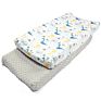 Stretchy Minky Fabric Changing Pad Cover Cradle Sheet Changing Table Pads Covers for Boys&Girls