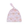 Stretchy Soft Top Knot Baby Beanie Hat