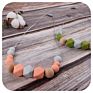 Style Bpa Free Silicone Beads Infant Chewable Teether Teething Necklace