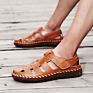 Style Leather Large Size 38-48 Casual Handmade Sandals