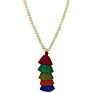 Style Multiple Necklace Layer Tassel Pendant Wood Necklace