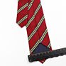 Stylish Men's Stripe Necktie College Style Red Navy Blue Green Multi-Color Twill Cosplay Party Business Wedding Neck Ties