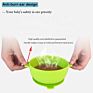 Stylish Pink Wash Silicone Baby Fruit Food Feeding Bowl with Lid
