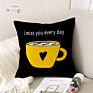 Sublimation Bed Sofa Cotton Cartoon Pillow Case with Zipper Polyester Bohemian Pillow Cover