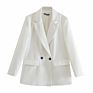 Suits Office Formal Blazers Cardigan Jacket Ladies Solid Color Women Blazer