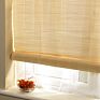 Sunc Wide Blade Bead Rope Bamboo Roller Blinds Curtains for Windows