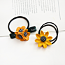 Sunflower Hairpin Baby Elastic Hair Band Girl Tie Hair Rubber Band Hair Accessories
