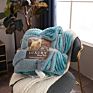 Super Soft Throw Blankets Thick Print Sherpa Throw Fleece Blanket Flannel