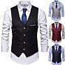 Supply Black Slim Vest Body Suit Waistcoats Men for Men