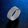 Surgical Stainless Steel 8 Mm Mesh Ring Wedding Band, Sizes 7-12 for Men Women