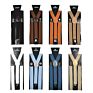 Suspenders - Adjustable Suspenders W/Braces - Y-Back Elastic Suspender Men and Women