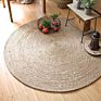 Sustainable Table Ware Home Warm Floor Rugs Fluffy Mats Kids Room Faux Fur Area Rug Jute Place Mat