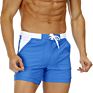 Swimming Shorts Males High Elastic Drawstring Contrast Waist Lightweight Cheaper Beach Shorts