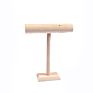 T-Shaped Bracelet Display Stand Vertical Large Capacity Jewelry Display Rack Solid Wood Jewelry Display Stand