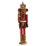 Taizhiyi 10Cm Bear Wooden Toy Soldier Nutcracker Nutcracker