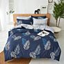 The Most Popular Design Leaf Pattern Luxury 3 Pcs 100% Polyester Duvet Cover Set