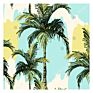 The Outlet Tropical Palm Trees Island Design Digital Printed Hawaii Fabric for Clothes