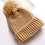 Thick Pom Pom Slouchy Kids Baby Child Knitted Acrylic Beanie Hat