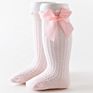 Thin Hollow High Tube Long Baby Kids Sweet Style Bow Socks Newborn Knee Girl Stocking