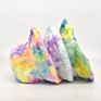 Tie-Dye Fisherman Hat Women Warm Basin Hat Popular Thick Plush Hat Men