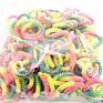 Tie Dye Silicone 5.5Cm Simple Hair Accessories Candy Telephone Wire Hair Band Traceless Elastic Hair Ties