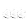 Tilted Crystal Whiskey Tumblers Old Fashioned Bourbon Glasses round Spin Glass Wine Cup