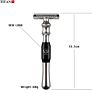 Titan Shaving Set ,Metal Handle Double Edge Safety Razor with Brush Shaving Kit Shaving Mens Razor