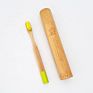 Toothbrush + Case Kids Bamboo Toothbrush Travel Kit with Customized Logo