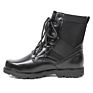 Top Leather and Oxford Upper Black Army High Jungle Boot