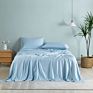Top Soft and Silky anti Bacterial Organic Oeko-Tex 100 Bamboo Bed Sheets Set and Bamboo Duvet Cover