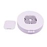 Tri Fold Sides round Mirror Led Personalised Compact Mirror with Light