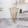 Umbrella Storage Rack Hotel Decor Rain Gear Storage Rack Umbrella Holder Drain Rack Home Decoration Metal Gold Umbrella Stands