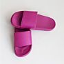 Unisex Slipper Indoor Outdoor Sliders Sandal, Light Orange Blank Color Sandals Pvc Slides