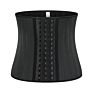 Unisex Xs Red Corset Tummy Control Shapers Women Shape Wear Fajas Cinta 25 Steel Bone Latex Waist Trainer Breathable