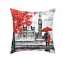 Valentine's Day Decorative Red Throw Pillow Covers Valentine Gift Love Heart Square Couple Cushion Cases for Sofa Bed18X18 Inch