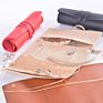 Vegan Pu Leather Customized Color Jewelry Packaging Pouch Jewelry Travel Roll Bag